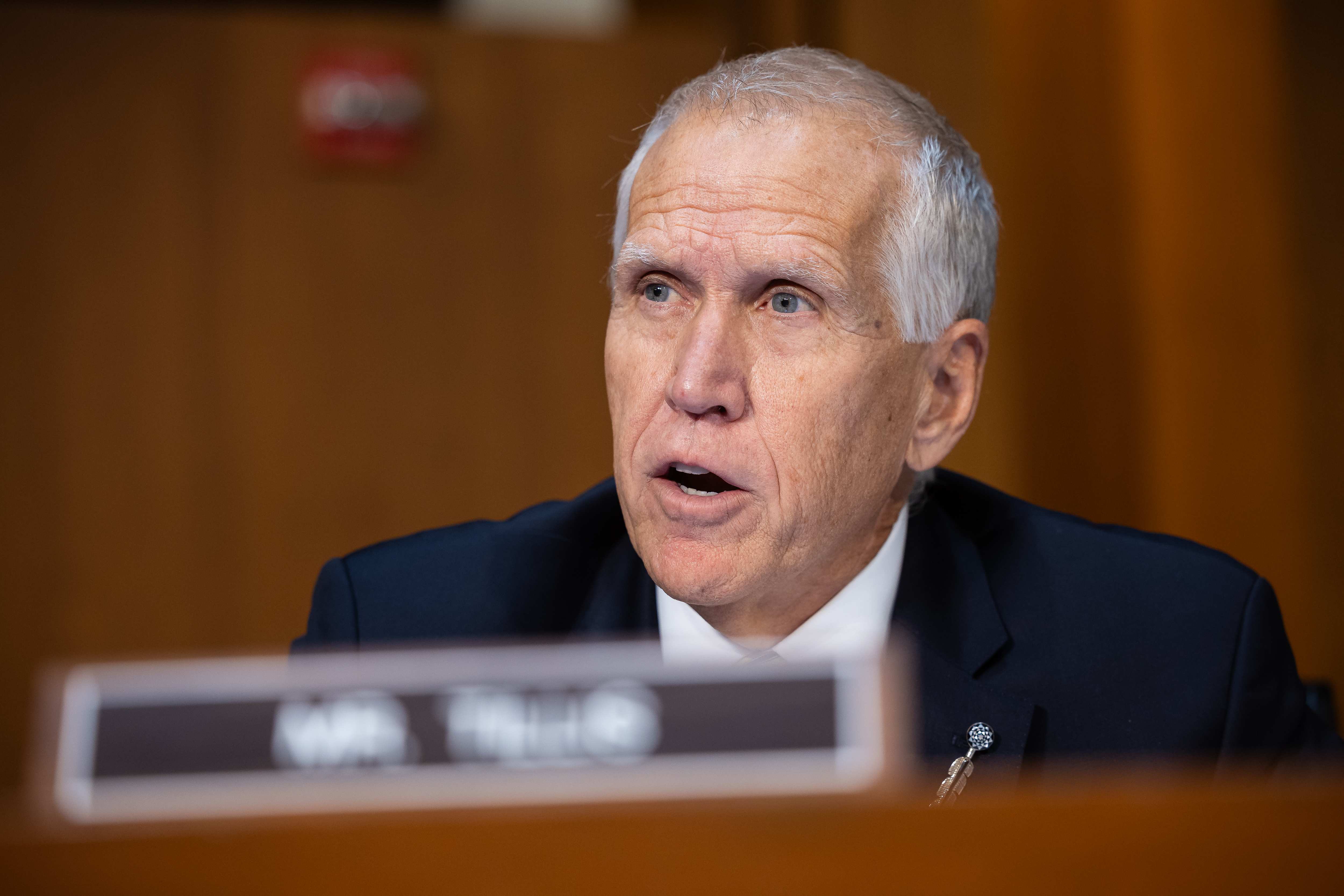 Tillis Book Takes Aim at Trump Circle, Dubbing Miller and Hegseth ‘MAGATS’