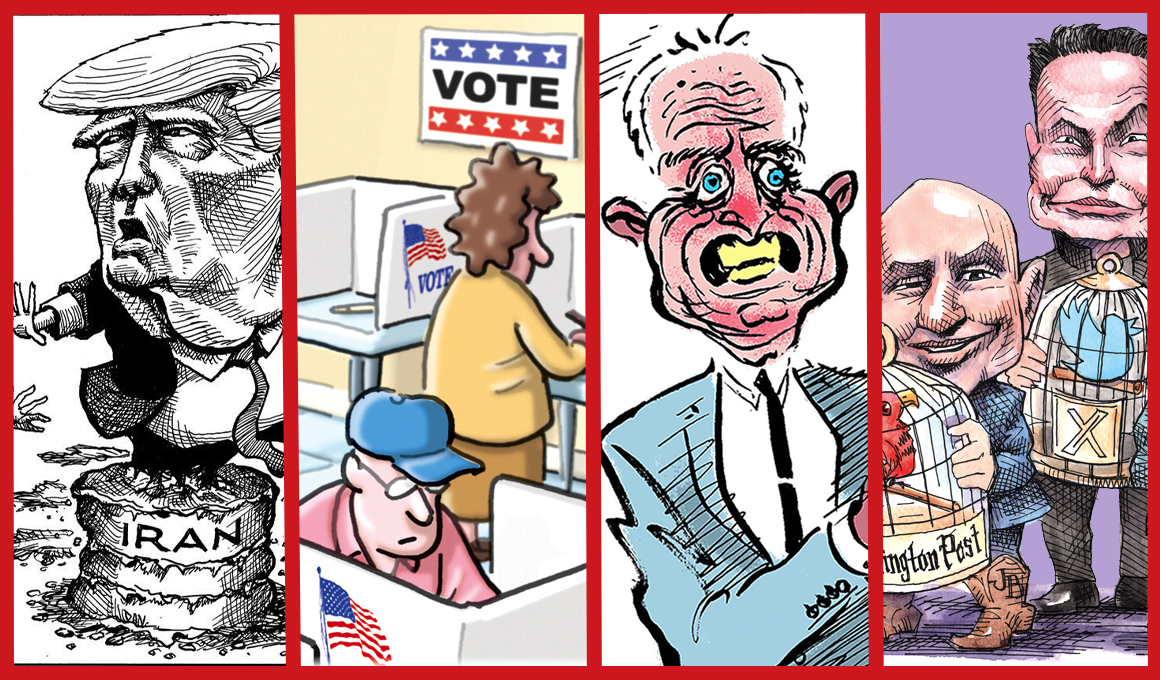 Cartoonists Train Their Pens on Washington's Week of Political Turmoil